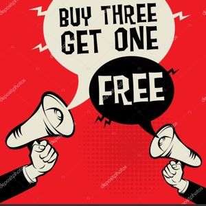Buy three get one free